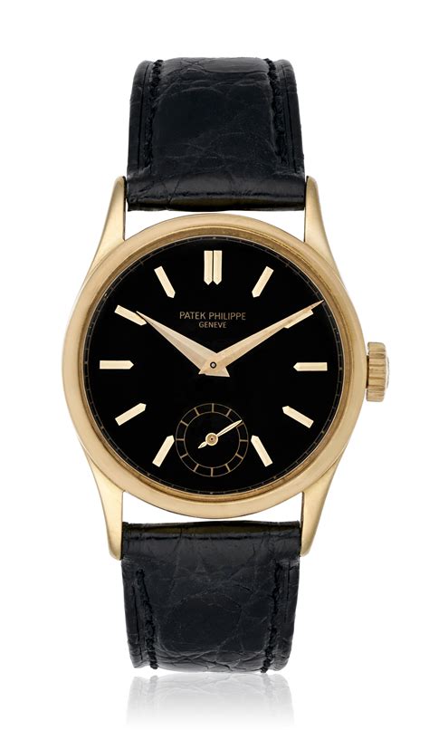 patek philippe calatrava 96|Patek Philippe Calatrava black dial.